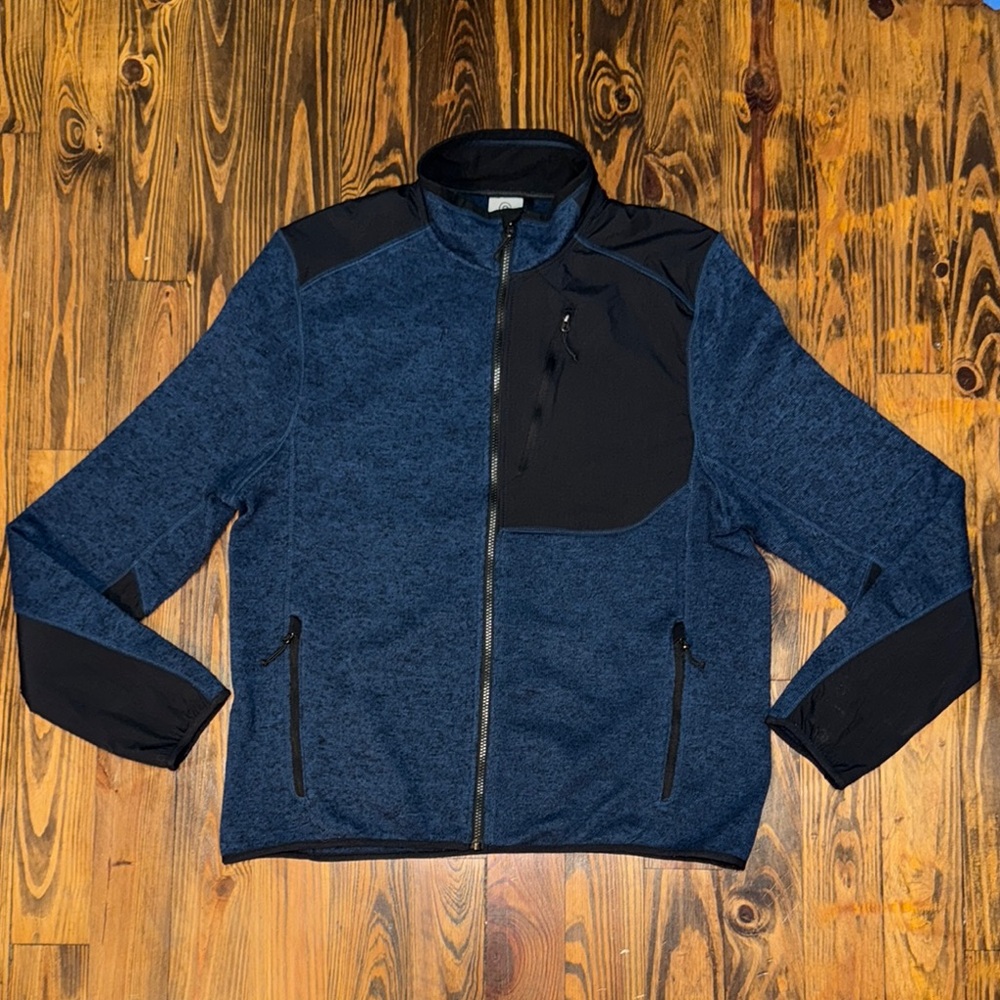 NWOT Champion Blue & Black Performance Fleece Jackets for Outside / Active Wear